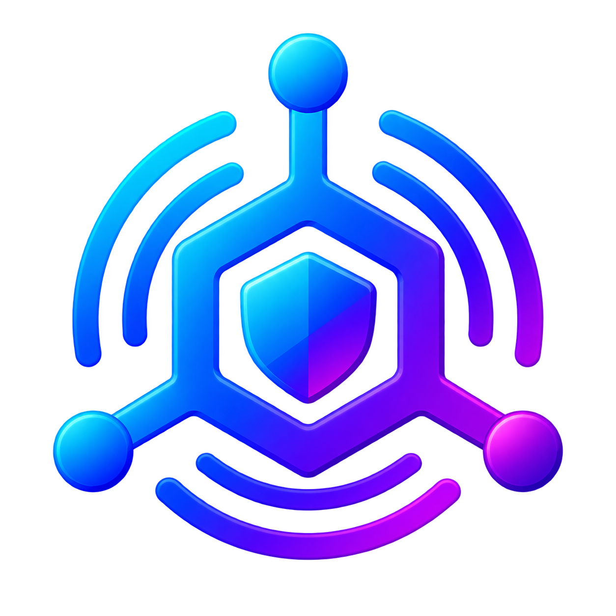 Farbiges LietzTech-Support-Symbol auf dunklem Hintergrund